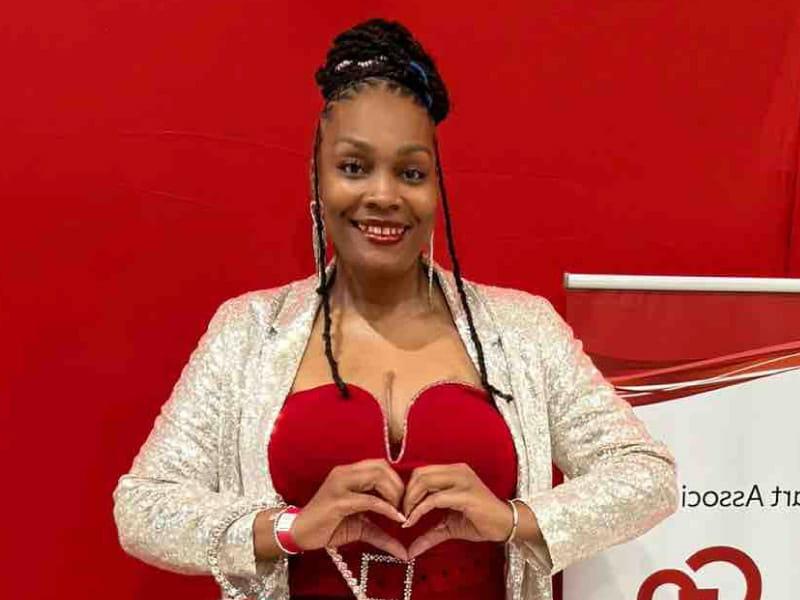 Two months after giving birth to her second child, Ebony Smith-Thomas was diagnosed with peripartum cardiomyopathy. (Photo courtesy of Ebony Smith-Thomas)